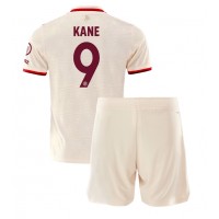 Camisa de Futebol Bayern Munich Harry Kane #9 Equipamento Alternativo Infantil 2024-25 Manga Curta (+ Calças curtas)